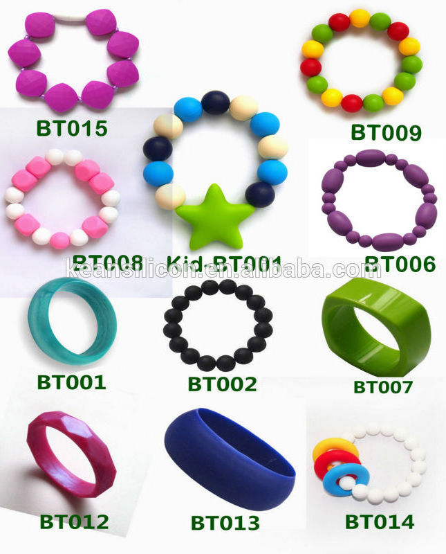 Silicone breastfeeding Nursing reminder stainless steel jewelry best jewelry of energy bracelet