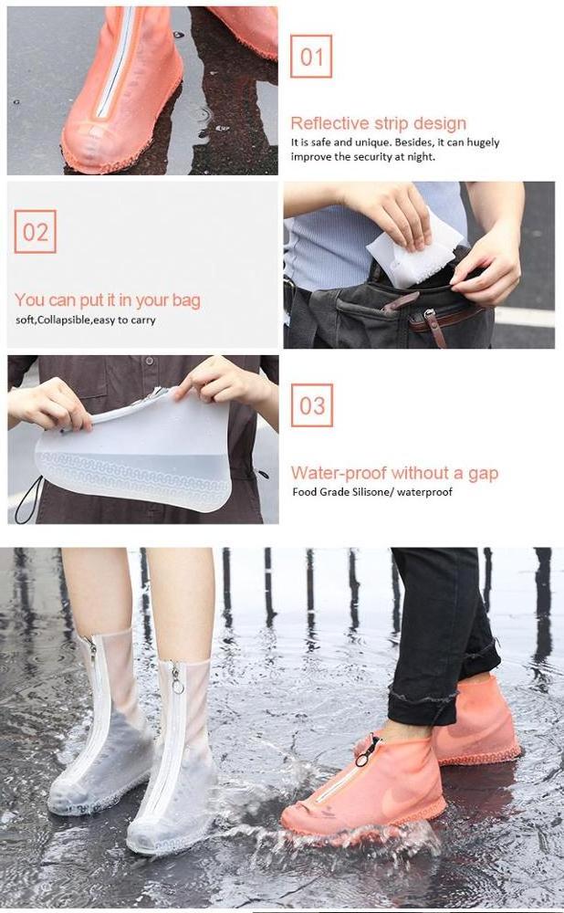 New Style Waterproof Shoes Cover Rain Snow Boots Silicone Protector For Shoes