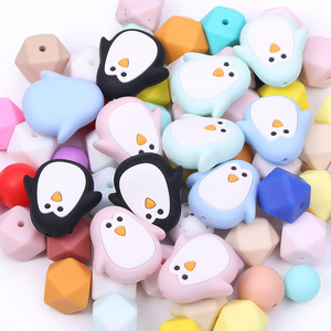 Wholesale Animal  Bpa Free Baby Teething Bulk Custom Silicone Bead