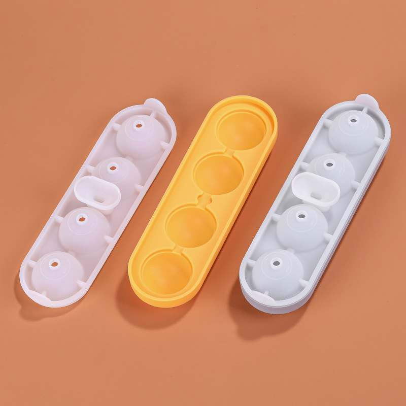 Design Ice Maker Unique Long Large Mini Custom Logo Holes Ice Cube Tray Silicone Clear Ice Cream Popsicle Molds Cube Trays Set