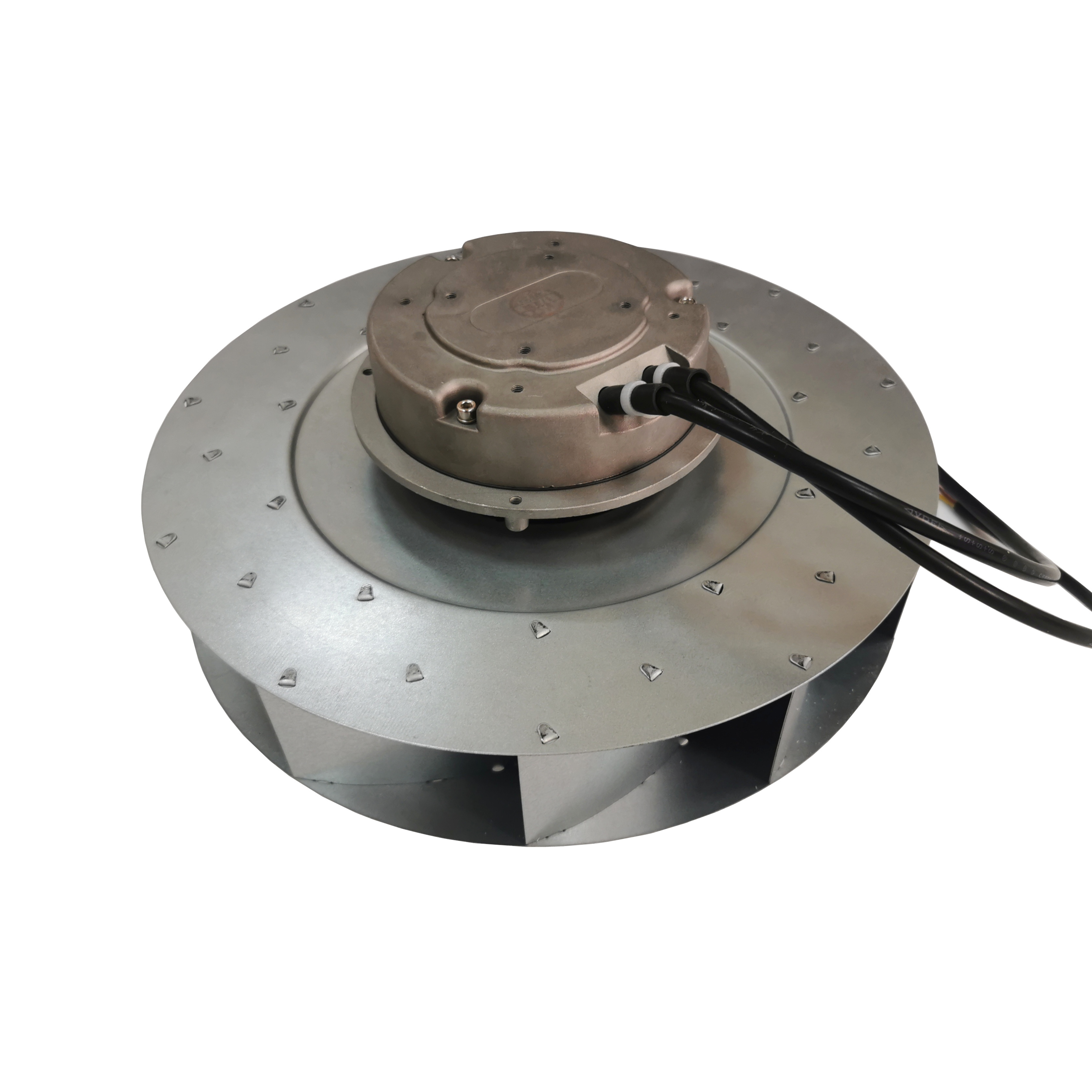 DC 310 mm brushless impeller 24V 48V backward curved centrifugal blower ...