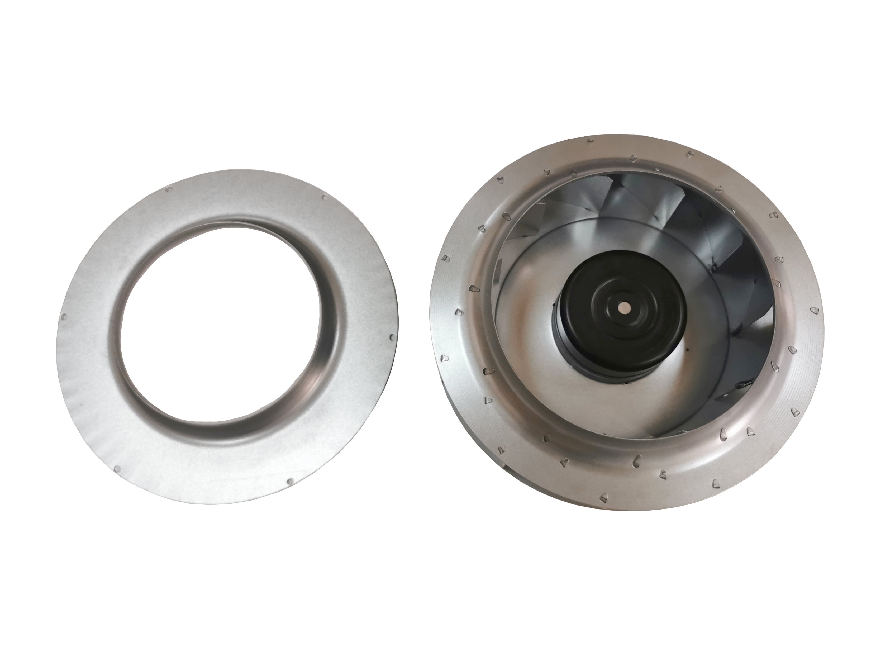 DC 310 mm brushless impeller 24V 48V backward curved centrifugal blower ...