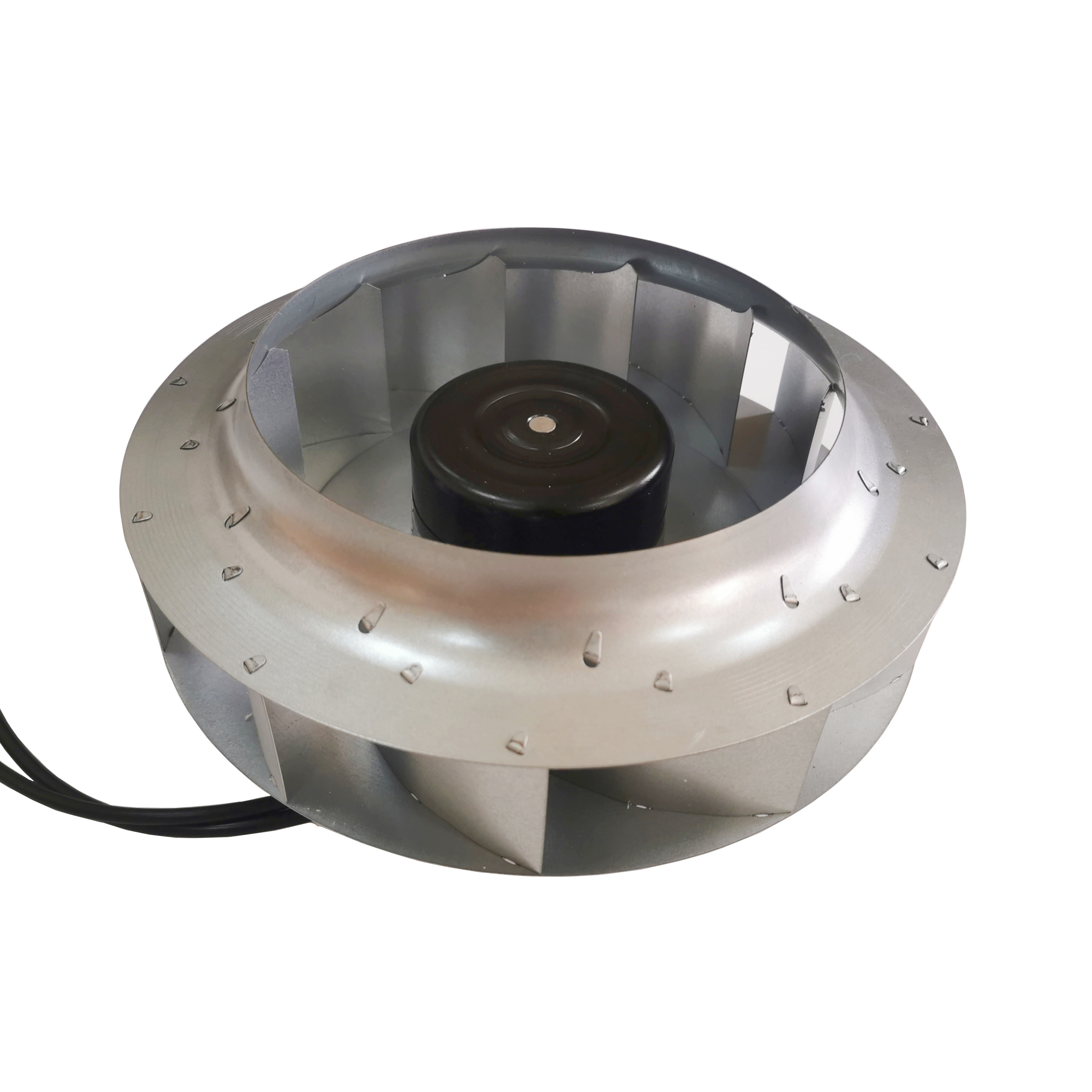 DC 310 mm brushless impeller 24V 48V backward curved centrifugal blower ...