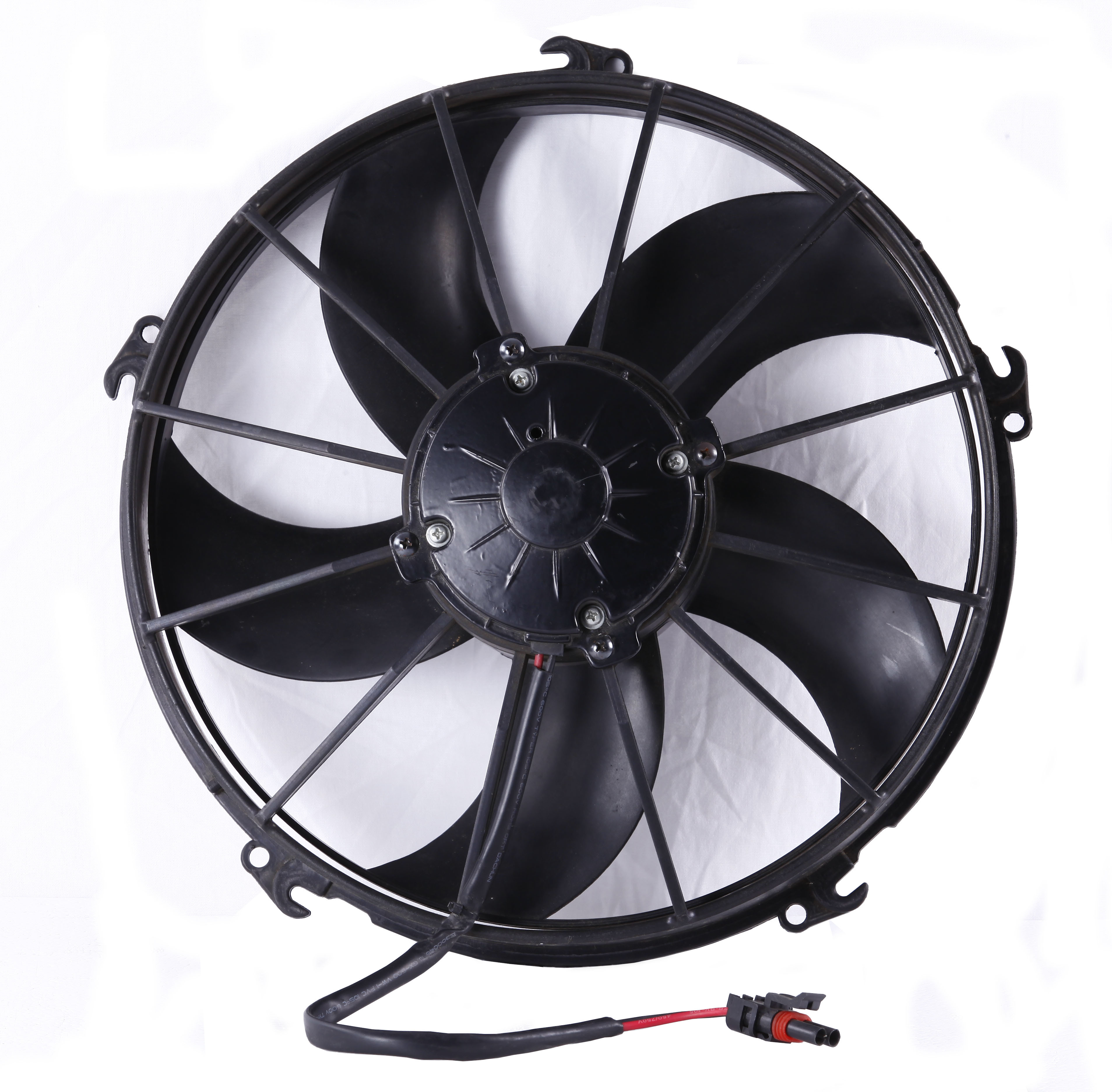 Carrier condenser fan motor spal fan 12V 24V Italy 1 0inch 12 inch  Dc air conditioner bus fan and blower from China manufacture