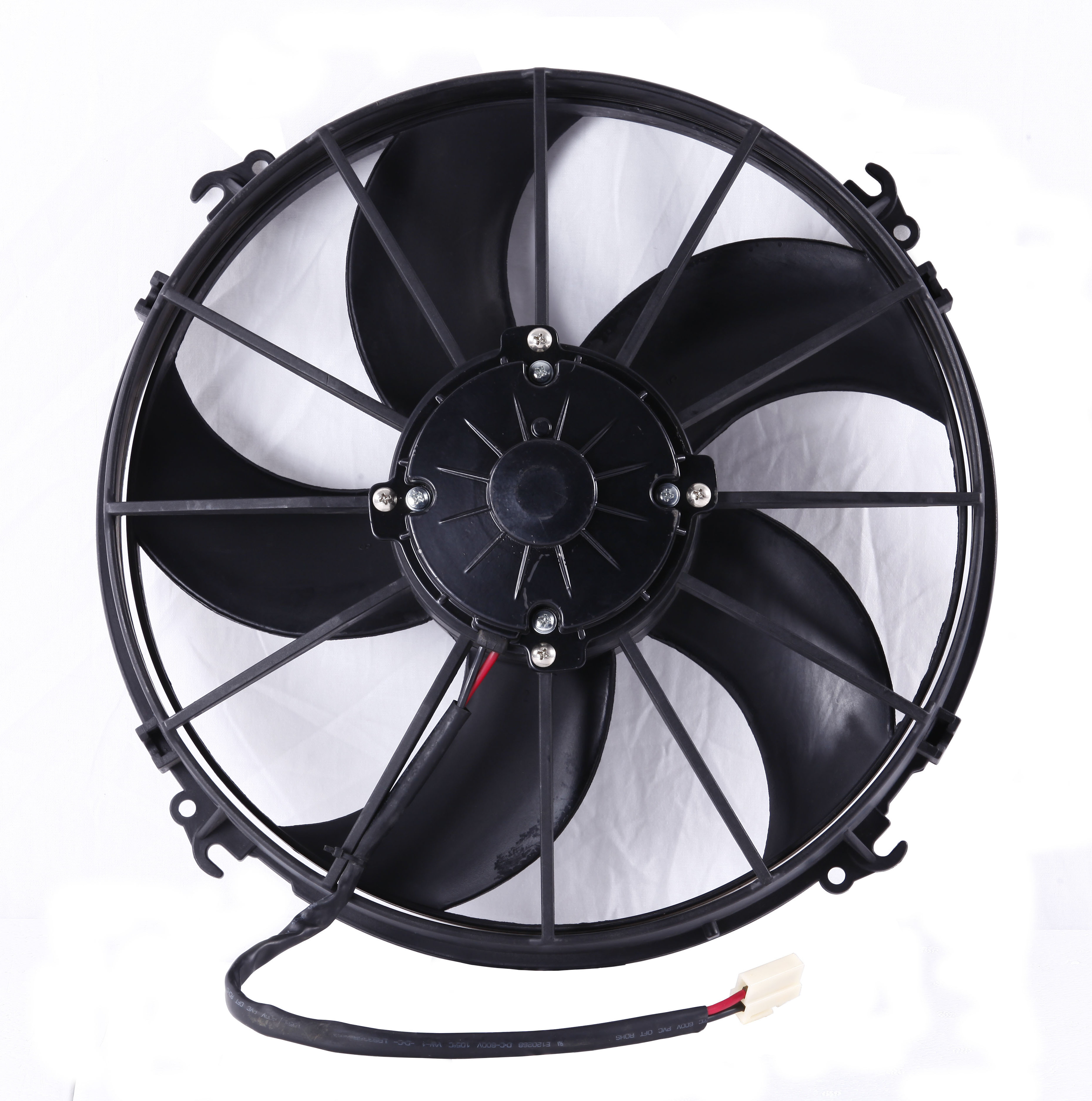 Good price thermo King fan DC motor 12V/24V push/pull  type  12 inch replace SPAL VA01 series axial fan from China manufacture