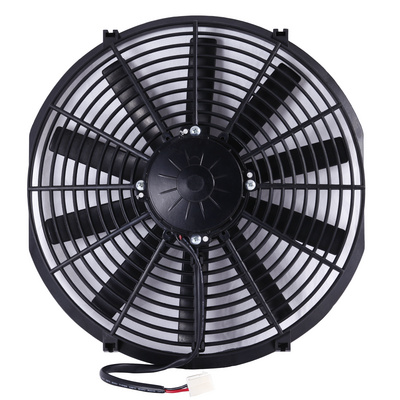 carrier condenser fan motor spal fan 12V/24V Italy 14 inch VA13 Dc air conditioner bus fan and blower  from China manufacture