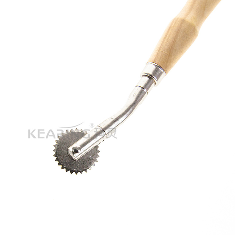 Superior quality tracing wheel wooden handle tailor sewing tools wholesale dentate tracer