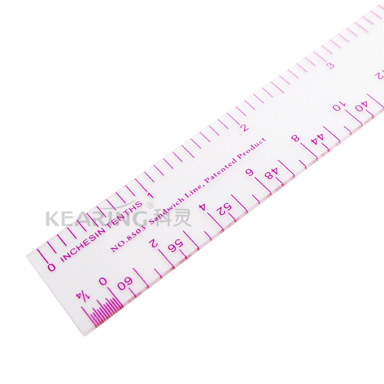 Scale Ruler 8503#top rated 1:4/1:8 straight flat scale ruler, thinner flexible scale ruler for seamstress sewing