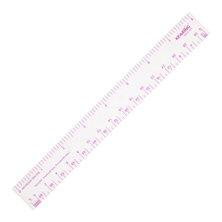 Scale Ruler 8503#top rated 1:4/1:8 straight flat scale ruler, thinner flexible scale ruler for seamstress sewing