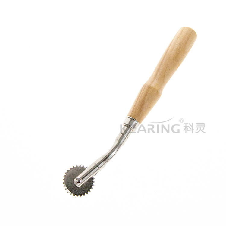 Superior quality tracing wheel wooden handle tailor sewing tools wholesale dentate tracer