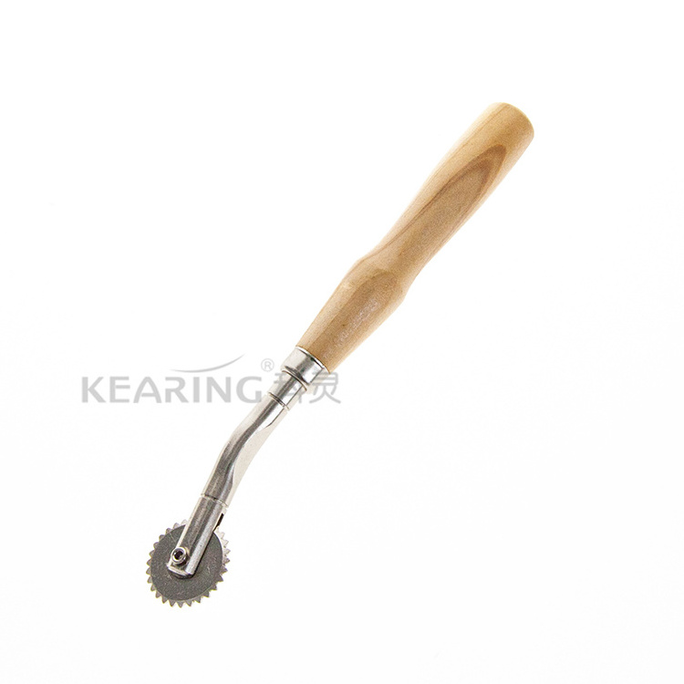 Superior quality tracing wheel wooden handle tailor sewing tools wholesale dentate tracer