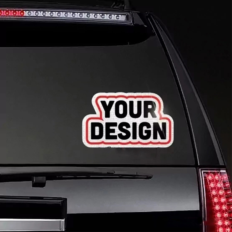 High Quality Customized Reflective Vinyl stickers and decals for Car decoration