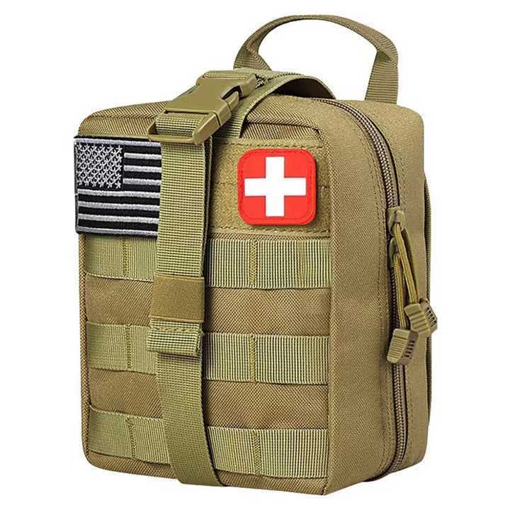 IFAK Tactical Trauma Bag Emergency Survival Kit First Aid Kit For Outdoor, Camping, Hunting, Hiking