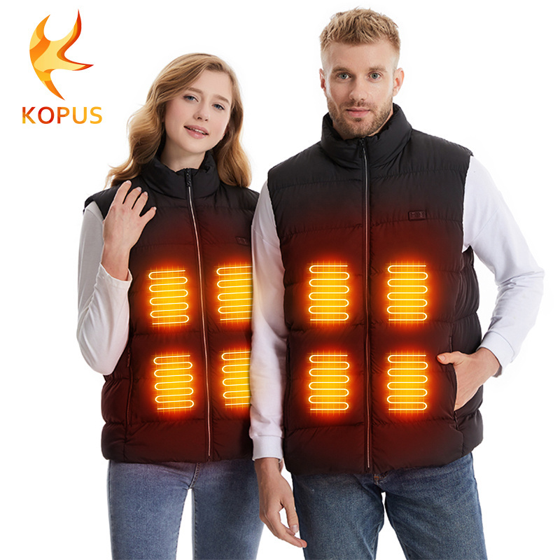 ultra warm self smart arris graphene heated work vest duran Adjustable size heated vest for womens mens