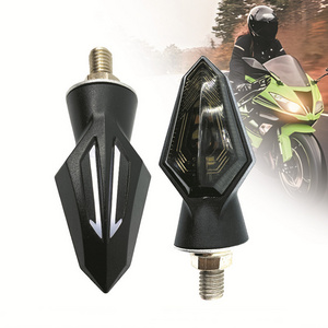 KEBOSIED Motorcycle turn signal 5 LEDS super bright white yellow two-color