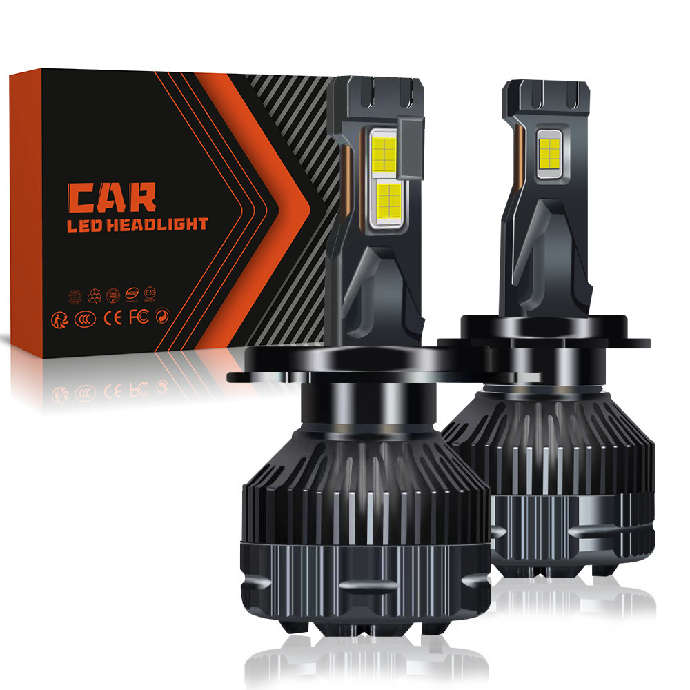 KEBOSIED V45 automotive led headlight bulb H4 copper tube led headlight h1 H7 9005 High power