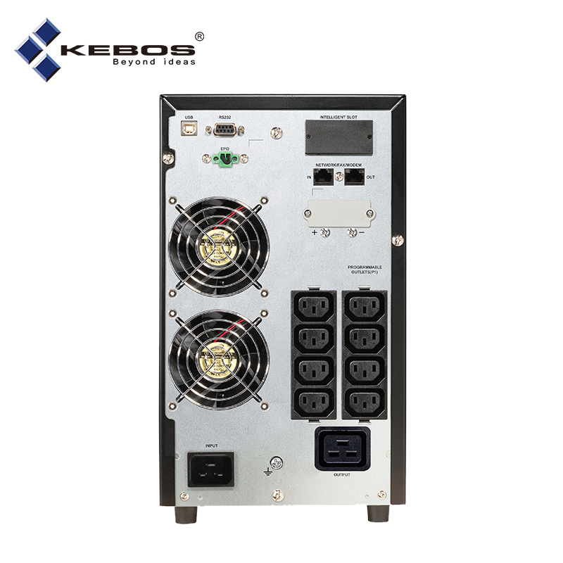 Kebos GH11 One -1K 1000va 1000w Single Phase Double Conversion Surge Protection Uninterrupted Power Supply Online Tower Ups