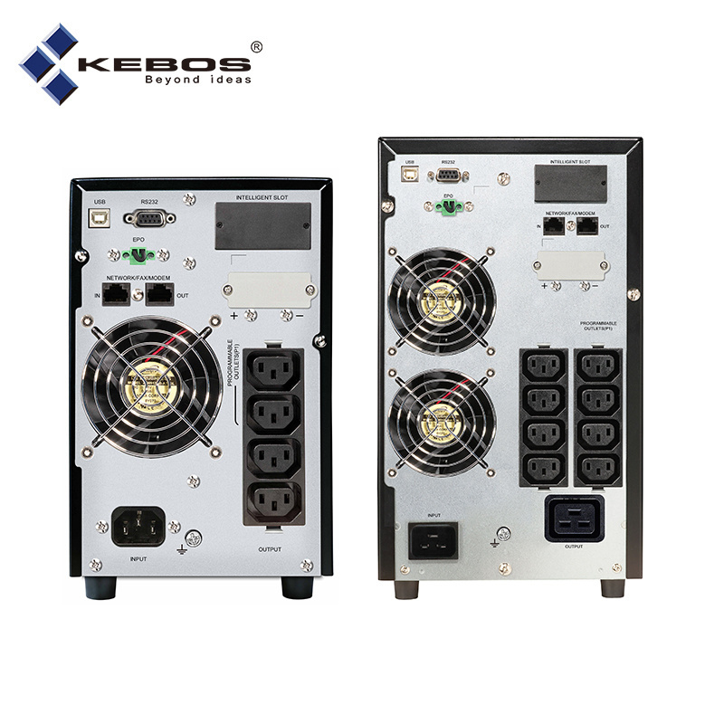 Kebos GH11 One -1K 1000va 1000w Single Phase Double Conversion Surge Protection Uninterrupted Power Supply Online Tower Ups