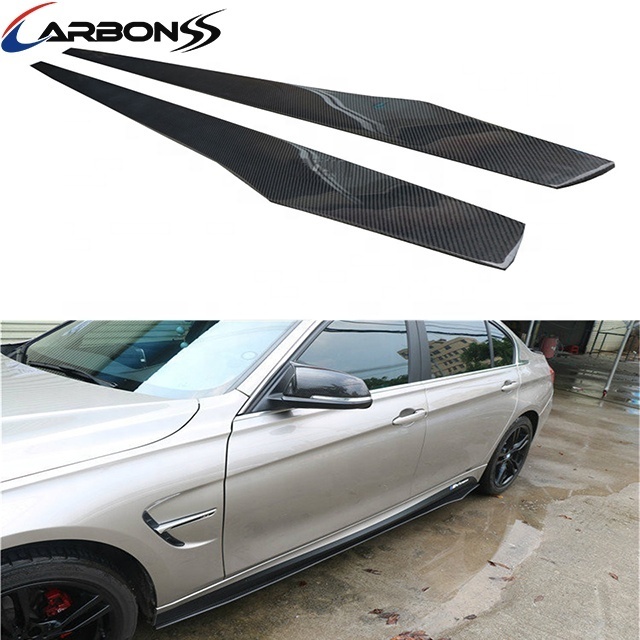 Auto Side Skirts For BMW F30 F32 F33 F36 Carbon Fiber Trunk Body Kit 2014+