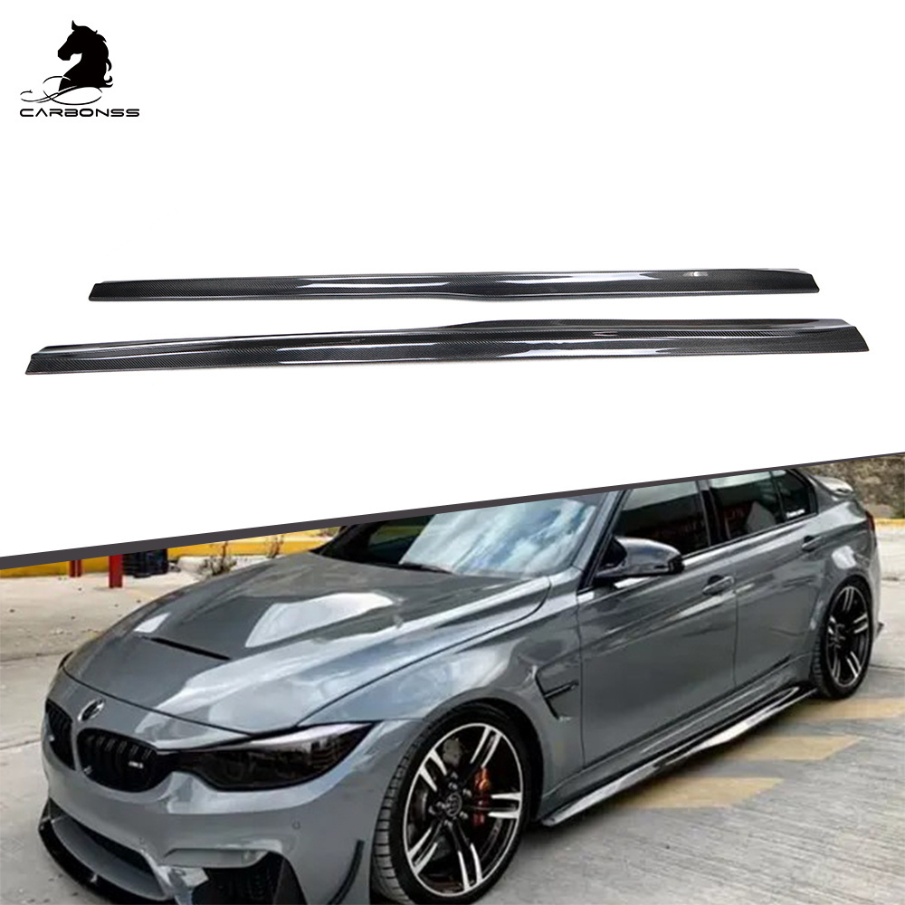 F80 PSM Side Skirts Carbon Fiber Side Skirts Body Kits For BMW M3 F80 2014-2019