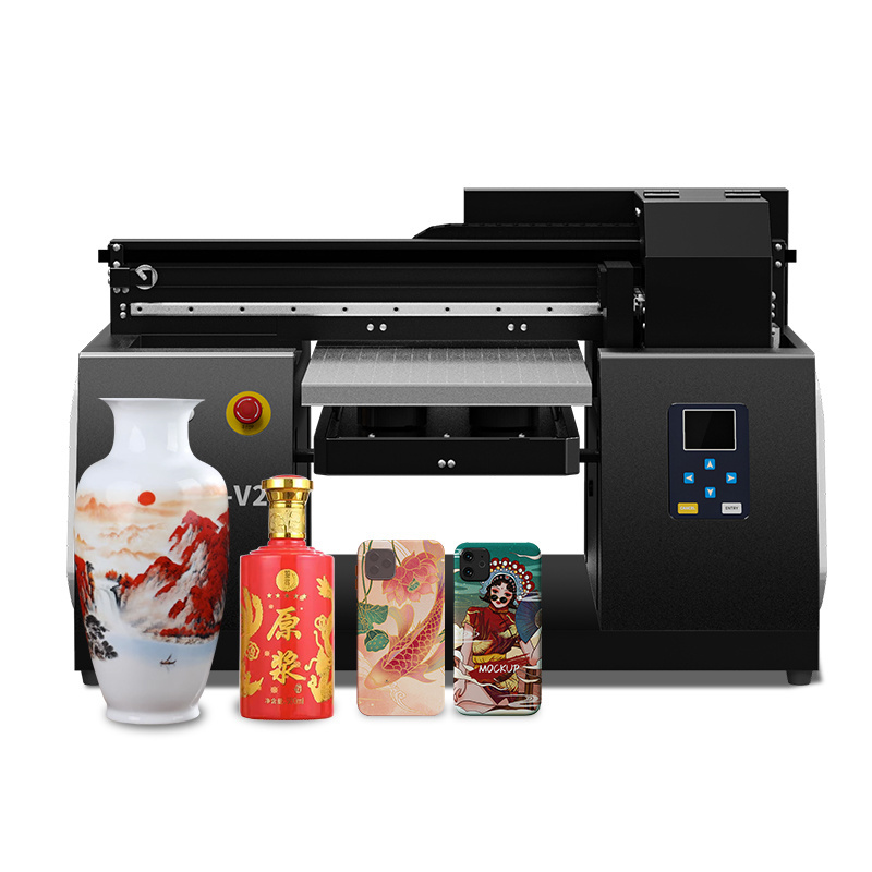 Customized Wholesale Inkjet 3D Digital UV DTF Printer A3 Offset Heat Transfer Machine Suitable For Clothing Hats phone cases