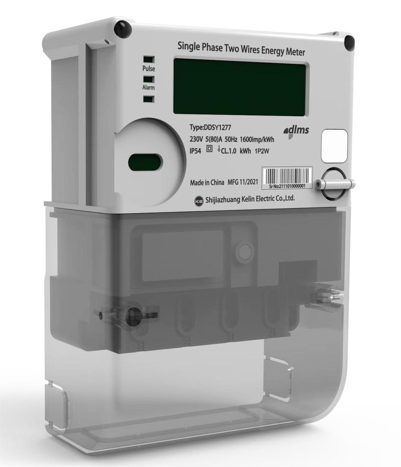 New type multifunctional smart single-phase electricity energy meter with  DLMS  Optical prepaid