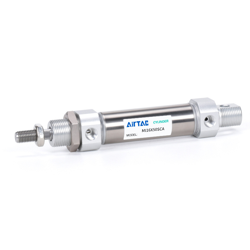 AIRTAC MI16*10 stainless steel MI Mini cylinder compact pneumatic air cylinders pneumatic double acting mini pneumatic cylinder