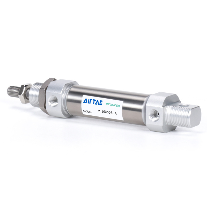 AIRTAC MI16*10 stainless steel MI Mini cylinder compact pneumatic air cylinders pneumatic double acting mini pneumatic cylinder