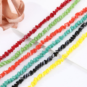 Professional Customization Shining Hollow Glass Beads Multi Color Crystal Glass Beads For Jewelry Making Glass Beads