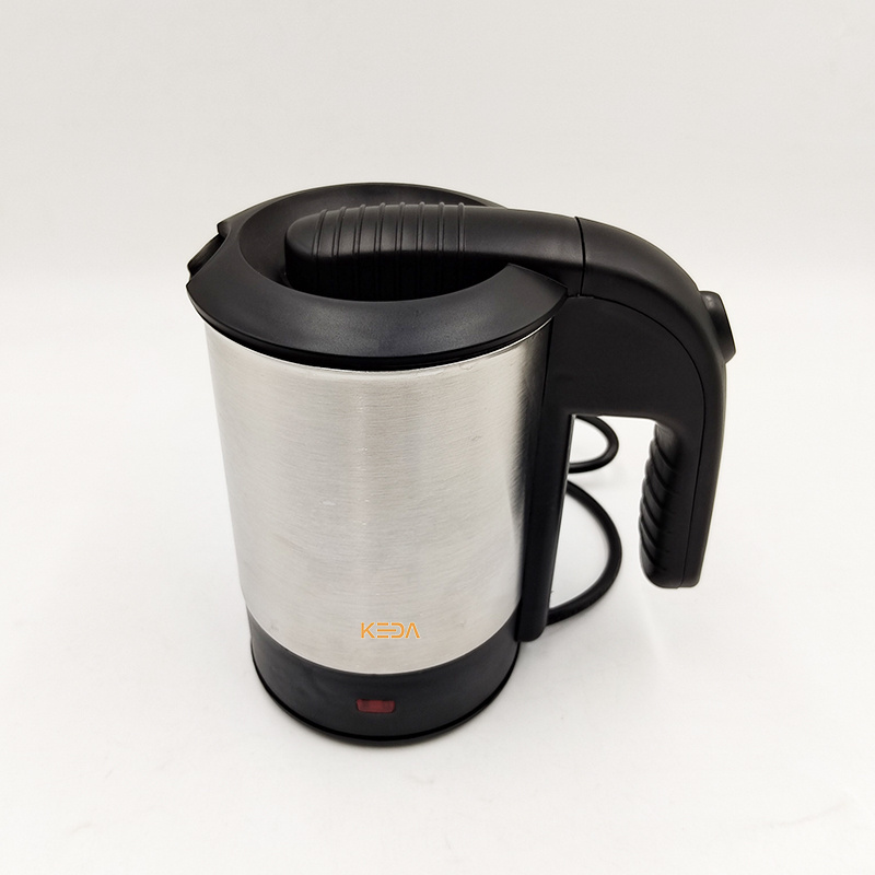 Top selling customized 0.5L 500ML mini portable stainless steel water electric travel kettle