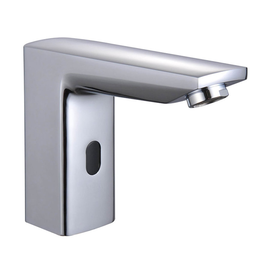 New Bathroom Square Brass Chrome Infrared  Basin Faucet Sensor Bathroom Automatic Basin sensor Faucet with cUPC certificate