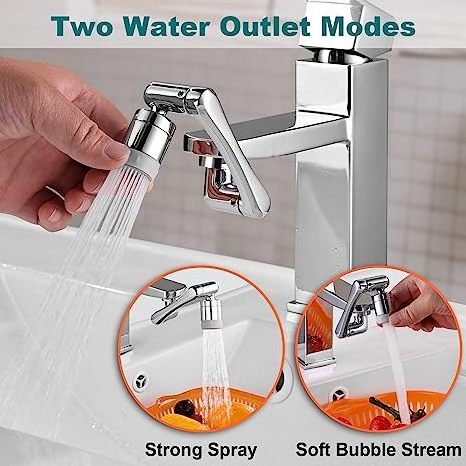 Hot Selling 1080 Swivel Robotic Arm Swivel Extension Faucet With 360 Degree Swivel Kitchen Faucet Aerator