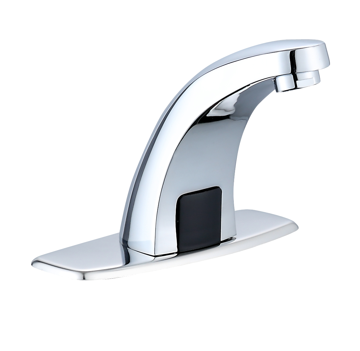 Dual Power Infrared Automatic Touchless Brass Chrome Plating Sensor Bathroom Basin Faucet Prevent Cross-infection