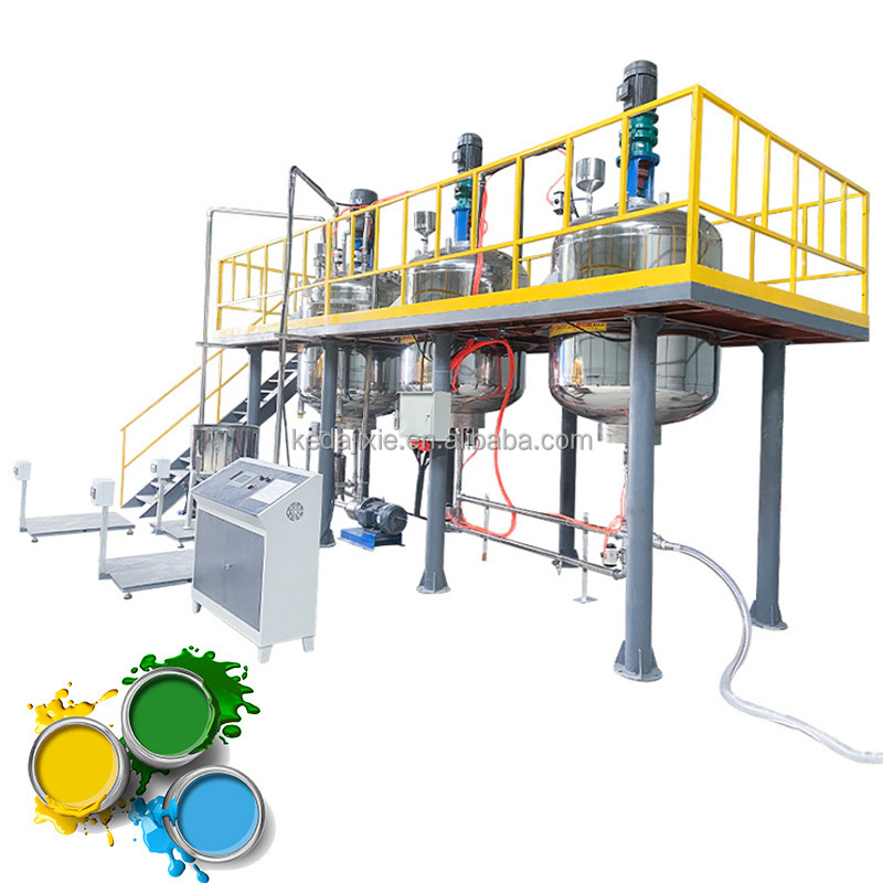 Acrylic Paint Making Machines Manufacturing Equipment industrial pigment production line/plant