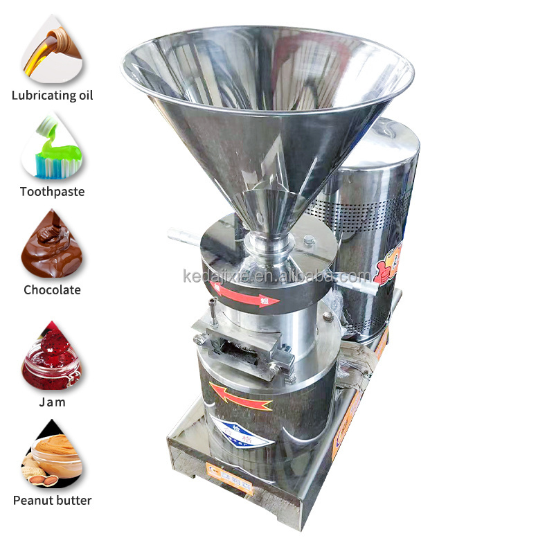 Emulsifying Colloid Mill Industrial Meat Sesame Fruit Grinder Machine Peanut Butter Making Machine