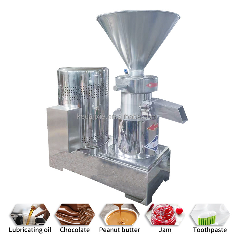 Peanut butter making machine tahini wet colloid mill food grinding machine chili sauces tomato red bean grinder