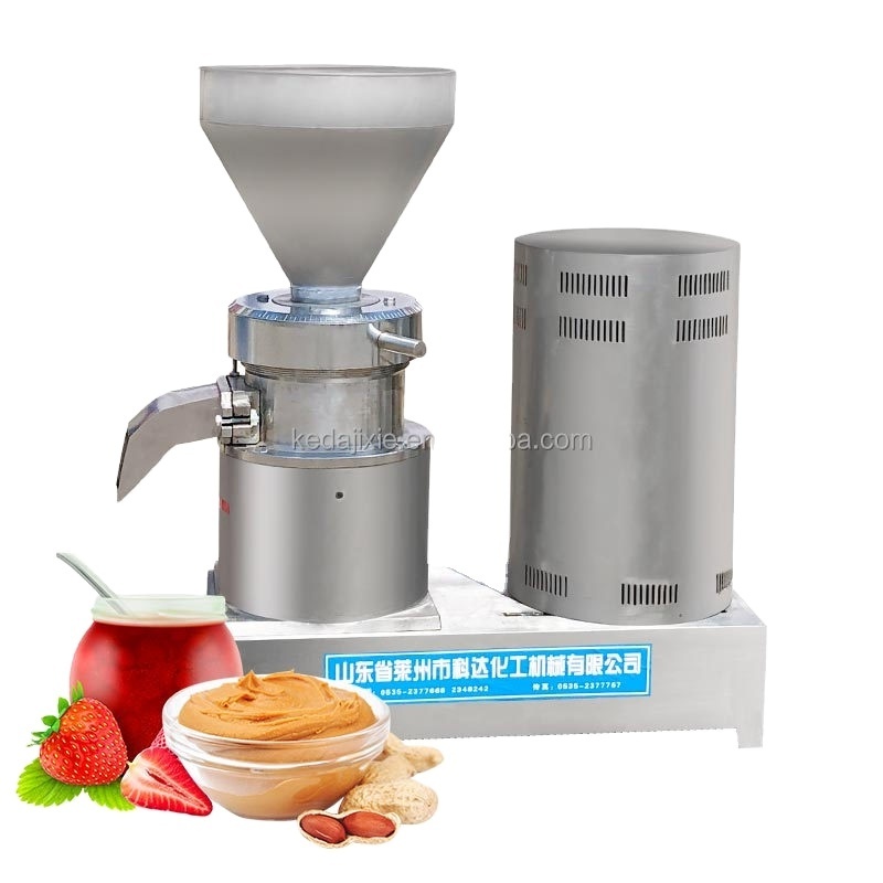 Tomato paste processing equipment chili sauce colloid mill peanut butter making machine