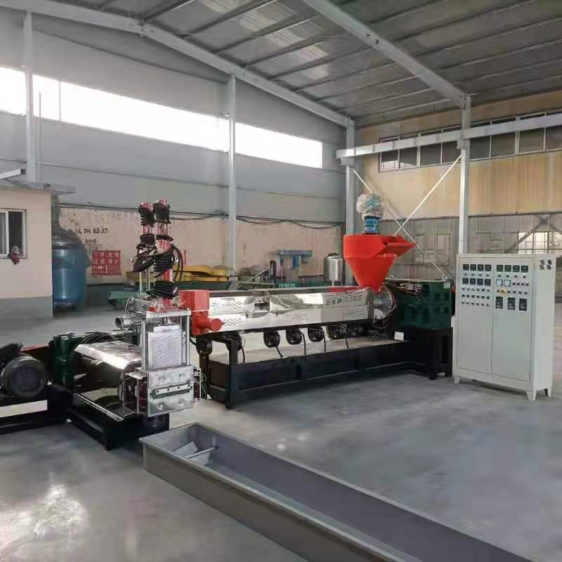 Plastic Recycling Pelletizing PP PE Film Woven Bag Plastic Granulators Pelletizer Plastic Pellets Making Machine