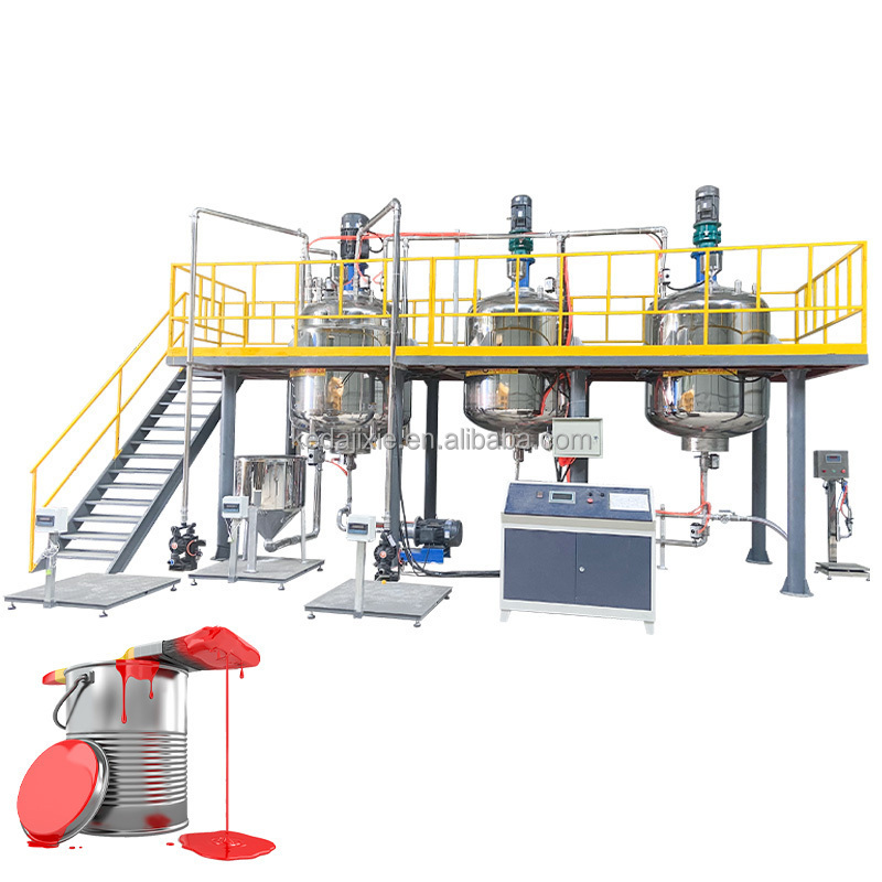 Acrylic Paint Making Machines Manufacturing Equipment industrial pigment production line/plant