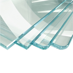 Max Size 6 mm 8 mm 12 mm 13 mm Clear Tempered Toughened Glass  for Balcony Bathroom Corridor Fencing