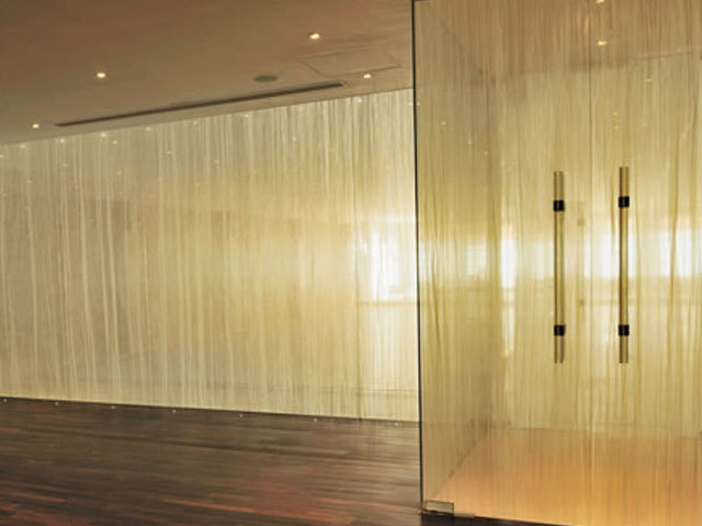 decorative silk EVA/PVB metal mesh laminated glass