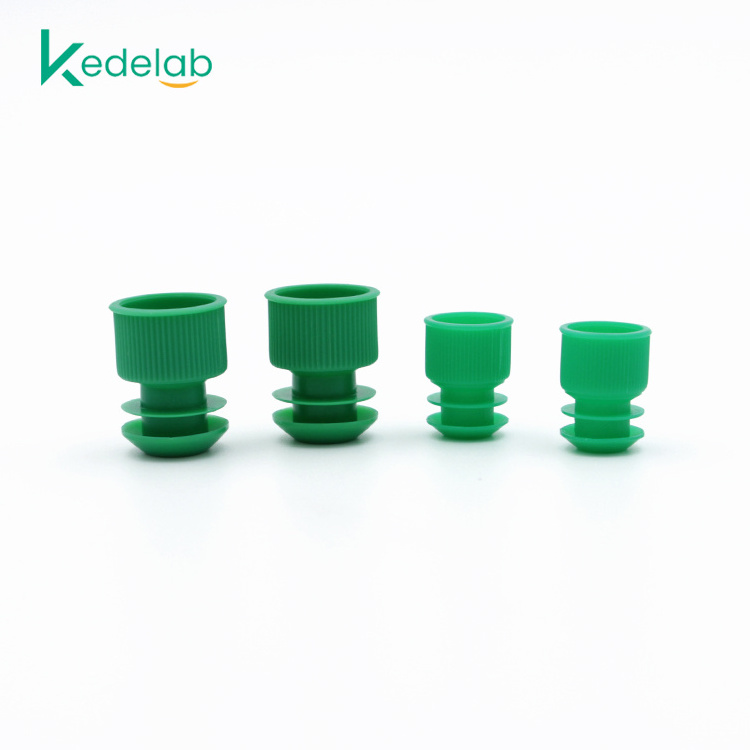 Medical plastic test tube stopper flanged plug cap