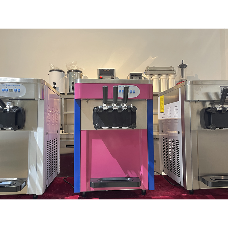 Tabletop Taylor Stainless Steel 3 flavor Soft Ice Cream Maker Machine commercial ice cream vending machine