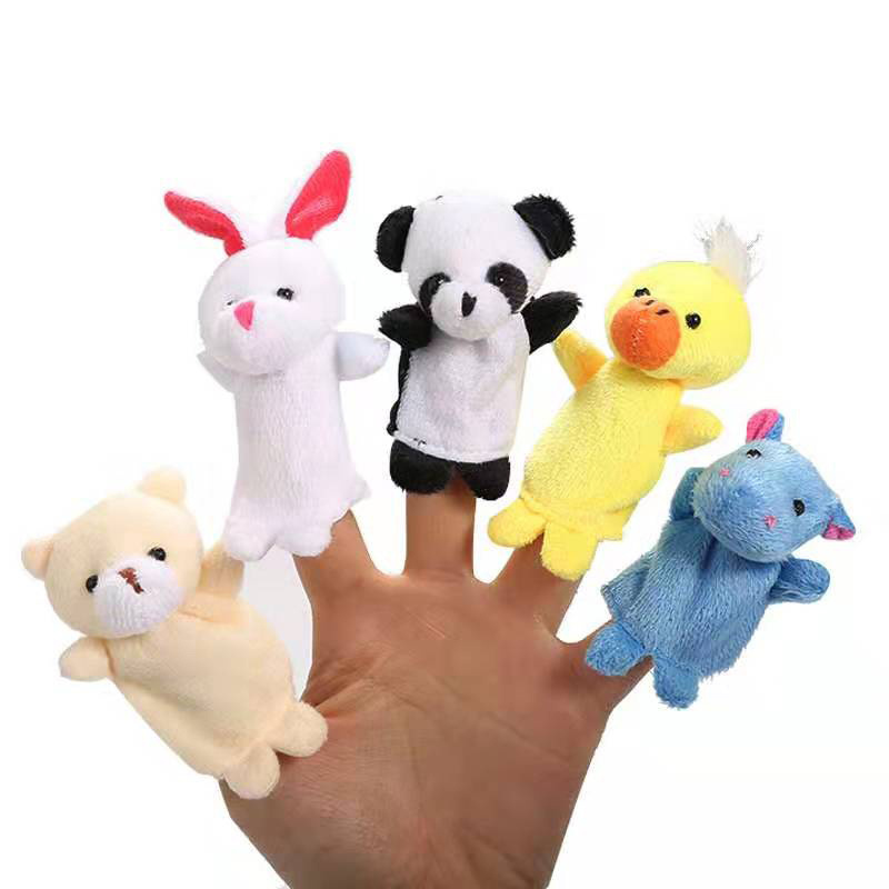 Custom Soft Stuffed Toy Character Anime Plush Doll Hand Finger Puppet Soft Stuffed Plush Animal Puppet