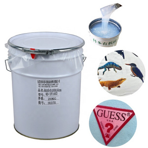 Garment Printing Transfer HD Silicone Glue For Fabric Screen Printing Textile Printing Liquid Silicone Rubber Ink