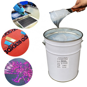 Screen Printing Liquid Silicone Textile Printing Ink Translucent 3D Garment Cotton Fabric Heat Transfer Printing