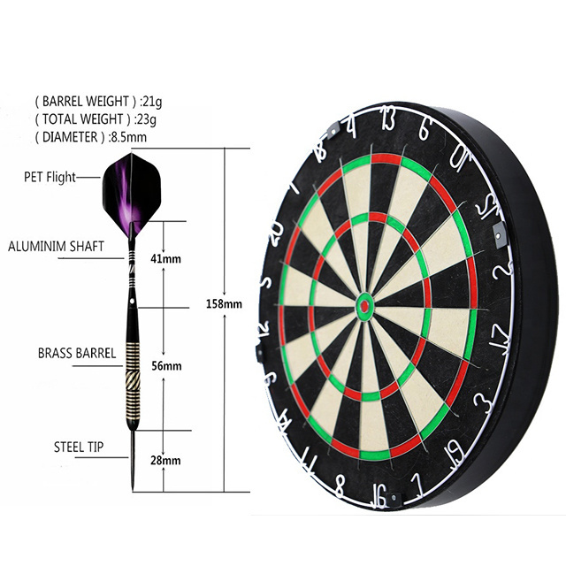 Dart Board Professional Dartboard Sisal Bristle Blade And Custom Dart Board Set Game