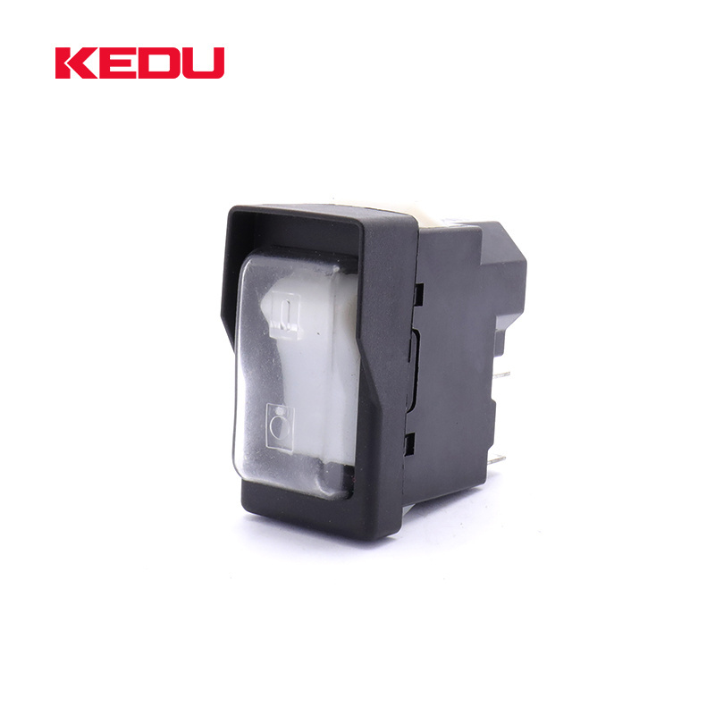 KEDU KJD16 5Pins Push Button Switch On Off Electromagnetic Switches with Waterproof Cover Electric Tool Switch