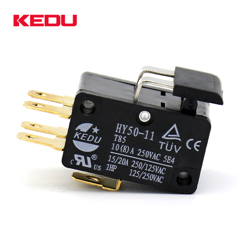 KEDU HY50-11 2NO+2NC 10a t85 micro switch With UL TUV CE