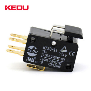 KEDU HY50-11 2NO+2NC 10a t85 micro switch With UL TUV CE